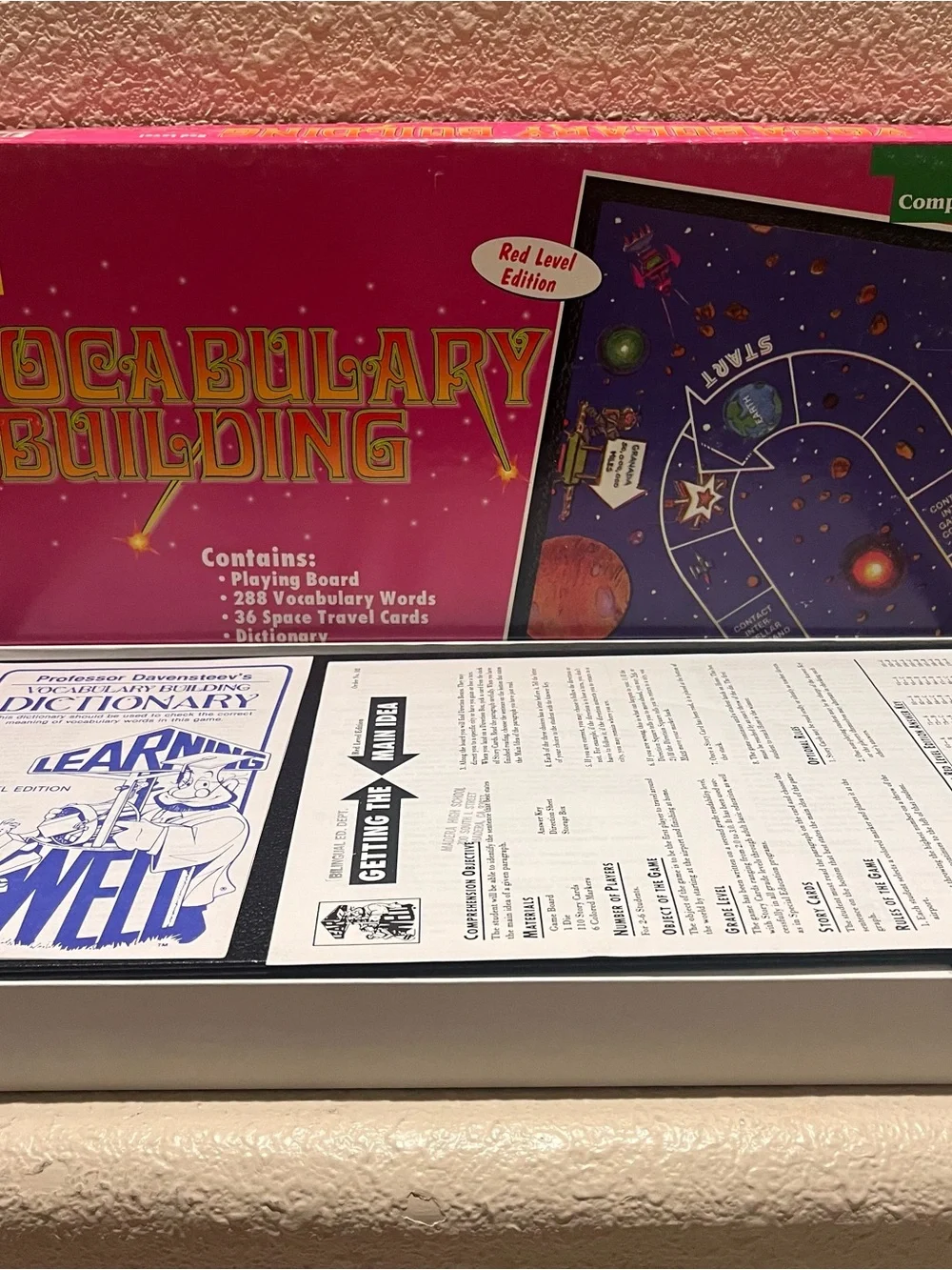 Around The World Vocabulary Building Board Game Set Educational Language